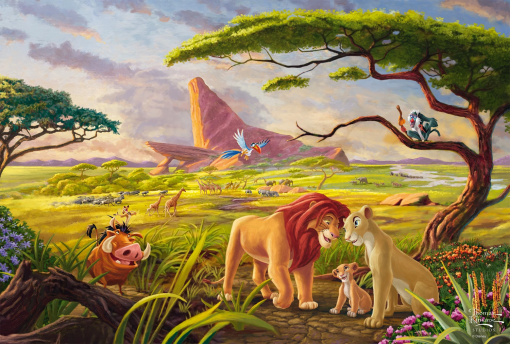 PUZZLE DISNEY IL RE LEONE 200 PZ - SCHMIDT - immagine 2
