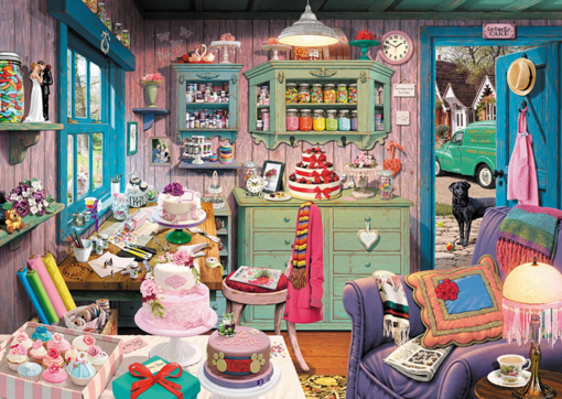 SECRET PUZZLE IL SALOTTO DELLA NONNA 1000 PZ - SCHMIDT - immagine 2