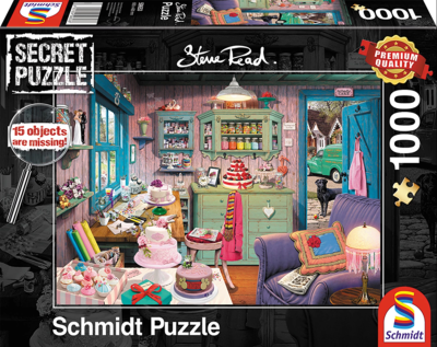 SECRET PUZZLE IL SALOTTO DELLA NONNA 1000 PZ - SCHMIDT