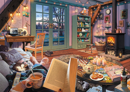 SECRET PUZZLE NELLA CASA VACANZE 1000 PZ - SCHMIDT - immagine 2