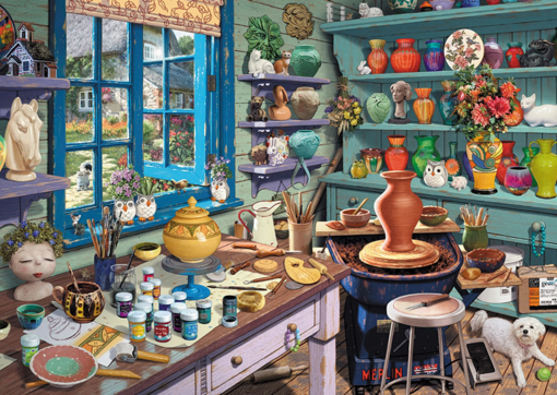 SECRET PUZZLE STUDIO D'ARTISTA 1000 PZ - SCHMIDT - immagine 2