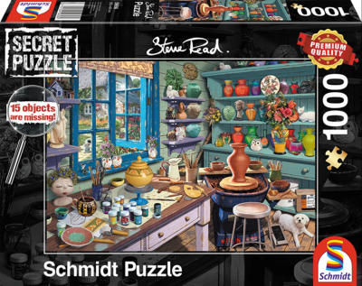 SECRET PUZZLE STUDIO D'ARTISTA 1000 PZ - SCHMIDT