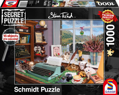 SECRET PUZZLE ALLA SCRIVANIA 1000 PZ - SCHMIDT