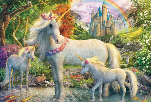 PUZZLE UNICORNI 200 PZ - SCHMIDT - immagine 2