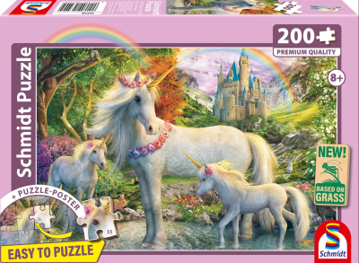 PUZZLE UNICORNI 200 PZ - SCHMIDT