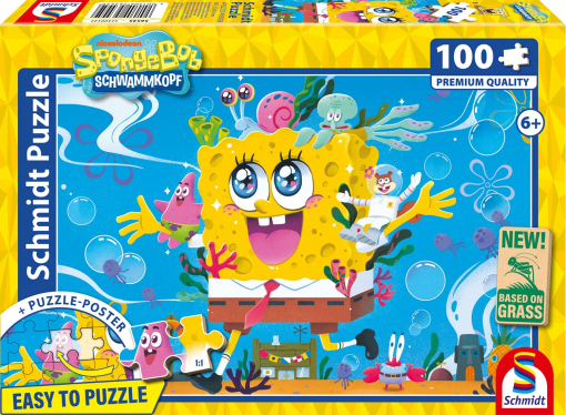 PUZZLE SPONGEBOB A BIKINI BOTTOM 100 PZ - SCHMIDT - immagine 2
