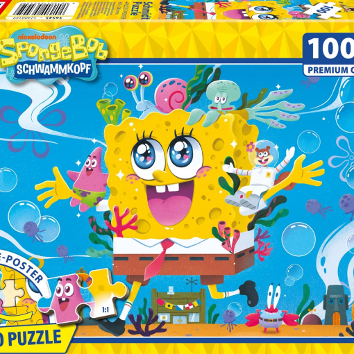 Alternative view of PUZZLE SPONGEBOB A BIKINI BOTTOM 100 PZ - SCHMIDT