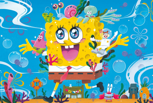 PUZZLE SPONGEBOB A BIKINI BOTTOM 100 PZ - SCHMIDT