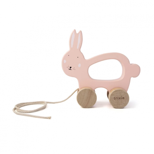 CONIGLIO IN LEGNO DA TIRARE - TRIXIE