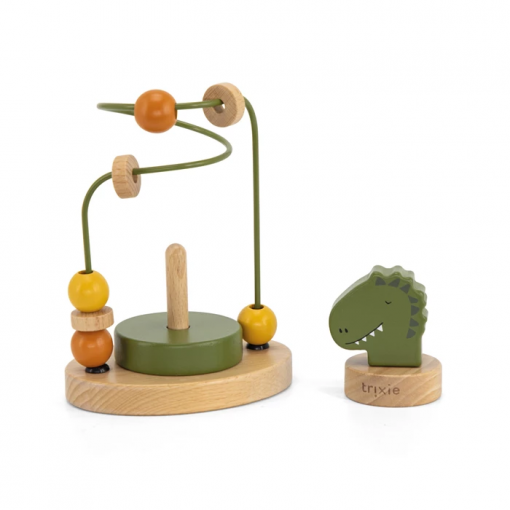 GIOCO IN LEGNO PER LA MOTRICITA' DINO - TRIXIE - immagine 3