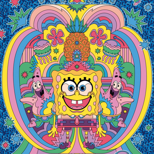 Alternative view of PUZZLE HOMMAGE SPONGEBOB 1000 PZ - SCHMIDT