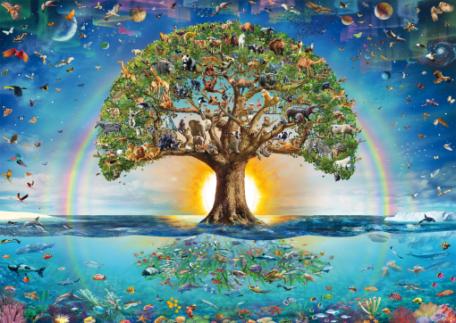 PUZZLE ALBERO DELLA VITA 1000 PZ - SCHMIDT - immagine 2