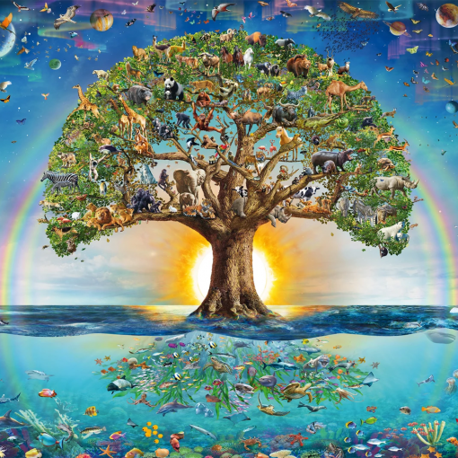 Alternative view of PUZZLE ALBERO DELLA VITA 1000 PZ - SCHMIDT