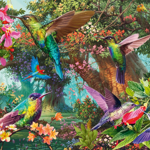 Alternative view of PUZZLE GIOCO DI COLORI 1000 PZ - SCHMIDT
