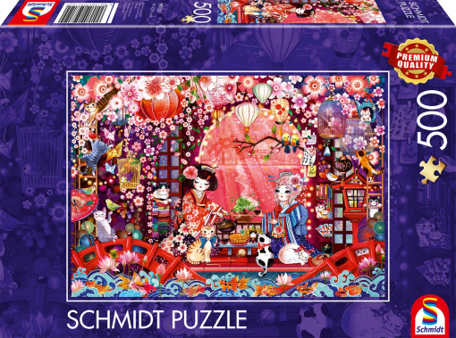 PUZZLE CERIMONIA DEL TE GIAPPONESE 500 PZ - SCHMIDT