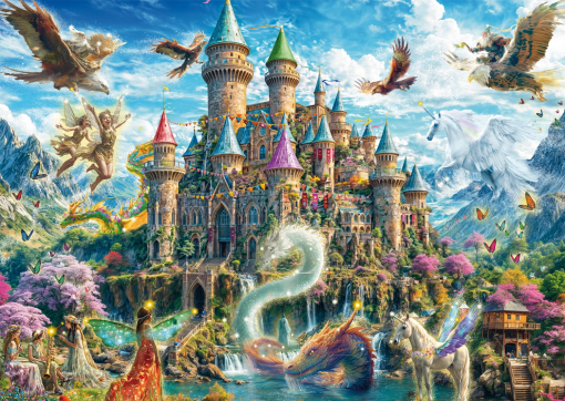 PUZZLE CASTELLO FIABESCO 1000 PZ - SCHMIDT - immagine 2