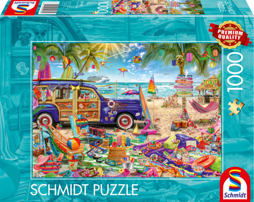 PUZZLE TEMPO DI SOLE IN SPIAGGIA 1000 PZ - SCHMIDT