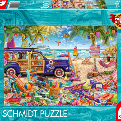 PUZZLE TEMPO DI SOLE IN SPIAGGIA 1000 PZ - SCHMIDT
