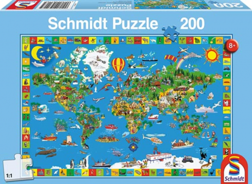 PUZZLE LA TERRA COLORATA 200 PZ - SCHMIDT