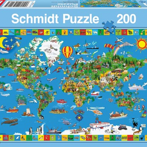 PUZZLE LA TERRA COLORATA 200 PZ - SCHMIDT