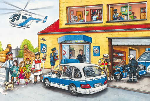 PUZZLE VIGILI DEL FUOCO E POLIZIA 3X24 - SCHMIDT - immagine 3