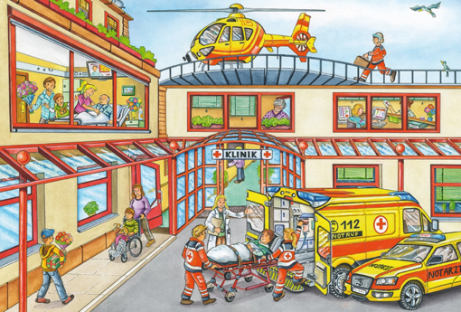 PUZZLE VIGILI DEL FUOCO E POLIZIA 3X24 - SCHMIDT - immagine 4
