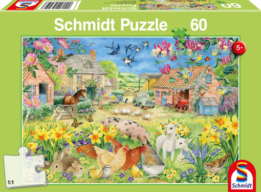 PUZZLE LA MIA PICCOLA FATTORIA 60 PZ - SCHMIDT