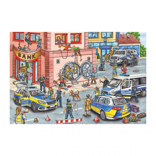 Alternative view of PUZZLE OPERAZION DI POLIZIA 100 PZ - SCHMIDT