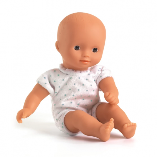 BAMBOLA 20 CM CON CULLA MINI SASHA - POMEA BY DJECO - immagine 2