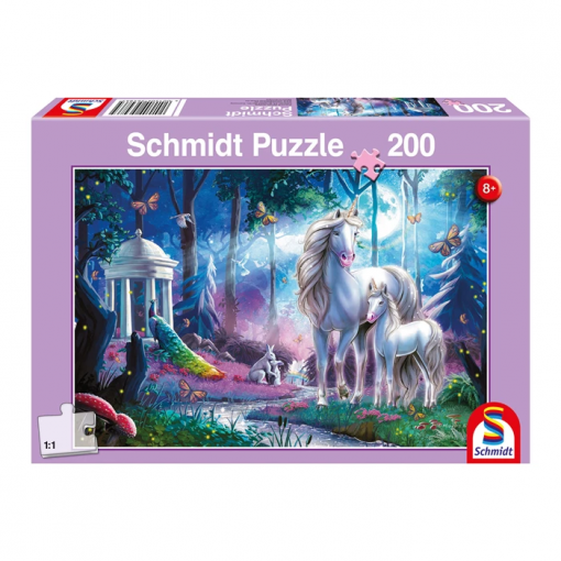 PUZZLE UNICORNI 200 PZ - SCHMIDT