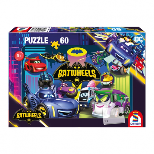 PUZZLE BATMOBILE CONTRO LA LEGIONE DEI JETS 60 PZ - SCHMIDT