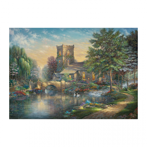 Alternative view of PUZZLE CAPPELLA WILLOW WOOD 1000 PZ - SCHMIDT