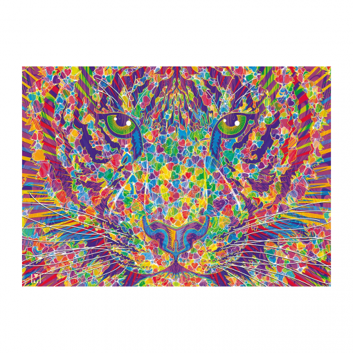 Alternative view of PUZZLE TIGRE DAL CUORE SELVAGGIO 2000 PZ - SCHMIDT