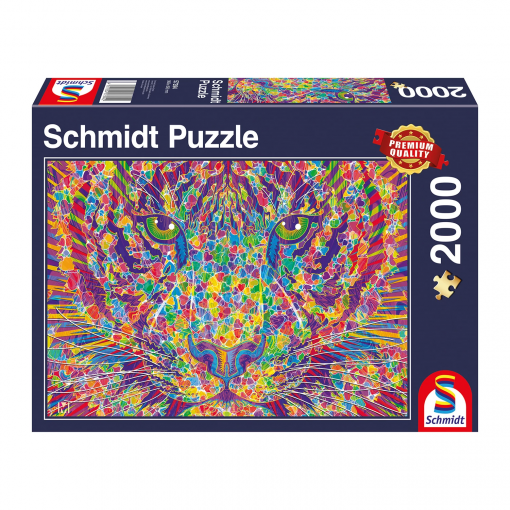 PUZZLE TIGRE DAL CUORE SELVAGGIO 2000 PZ - SCHMIDT