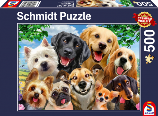 PUZZLE CANI SELFIE 500 PZ - SCHMIDT
