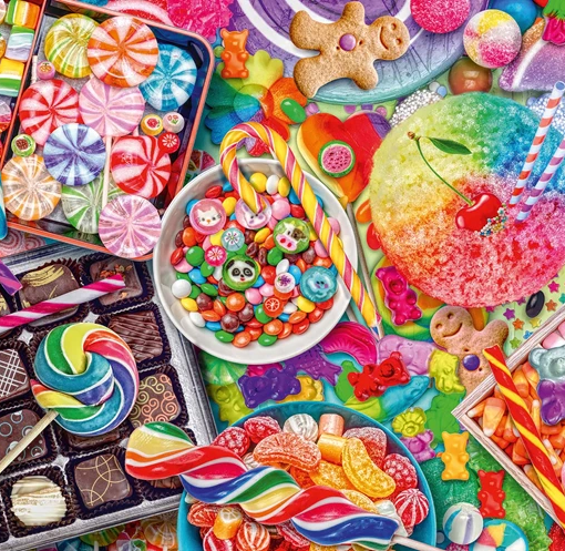 Alternative view of PUZZLE CANDYLICIOUS 1000 PZ - SCHMIDT