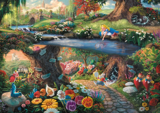 PUZZLE ALICE NEL PAESE DELLE MERAVIGLIE 1000 PZ - SCHMIDT - immagine 2