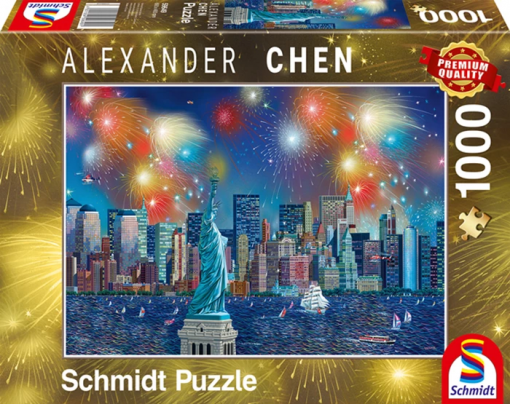 PUZZLE STATUA DELLA LIBERTA' 1000 PZ - SCHMIDT