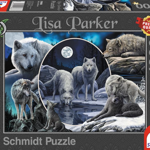 PUZZLE MAGNIFICI LUPI 1000 PZ - SCHMIDT