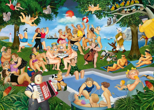 PUZZLE PARTY ESTIVO 1000 PZ - SCHMIDT - immagine 2