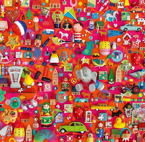 Alternative view of PUZZLE SOUVENIRE VINTAGE 1000 PZ - SCHMIDT