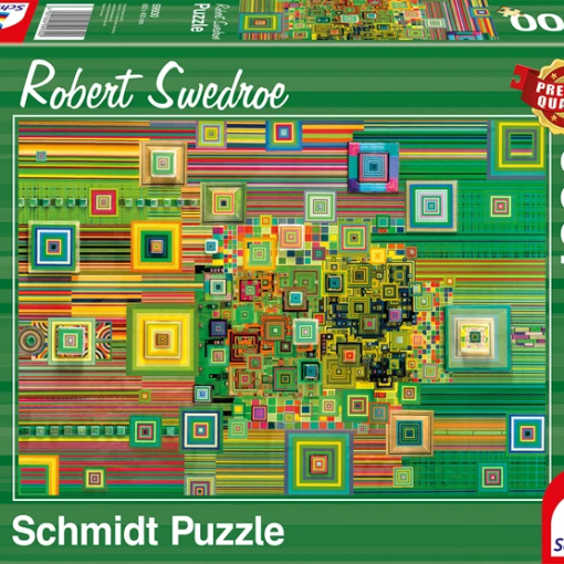 PUZZLE ASTRATTO VERDE 1000 PZ -SCHMIDT