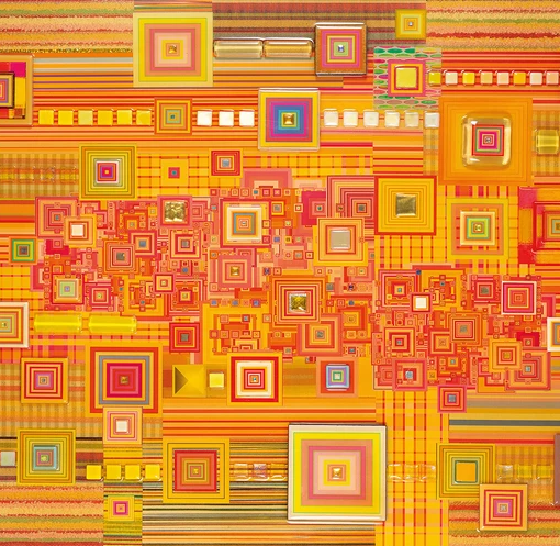 Alternative view of PUZZLE ASTRATTO ARANCIONE 1000 PZ -SCHMIDT