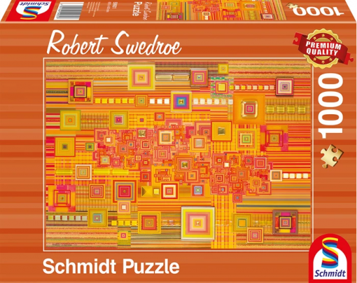 PUZZLE ASTRATTO ARANCIONE 1000 PZ -SCHMIDT