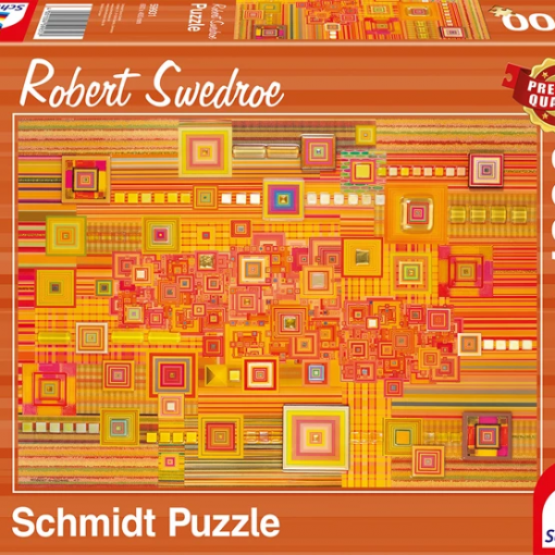 PUZZLE ASTRATTO ARANCIONE 1000 PZ -SCHMIDT
