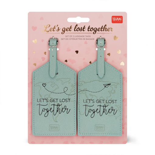 SET DI 2 ETICHETTE BAGAGLIO - LEGAMI - immagine 4
