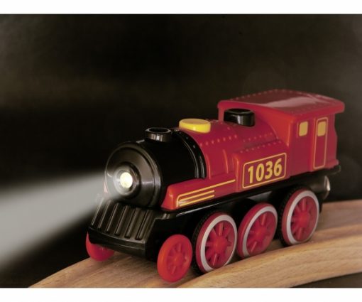 LOCOMOTIVA PER PISTA IN LEGNO ASSORTITE - EICHHORN - immagine 3