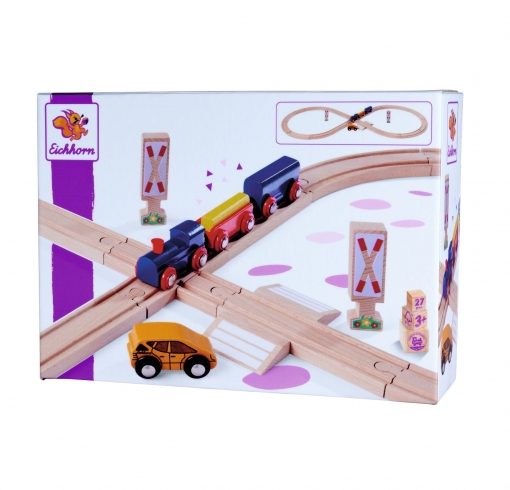 PISTA CON TRENINO IN LEGNO - EICHHORN