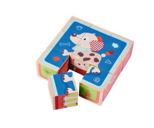 CUBI ILLUSTRATI IN LEGNO ASSORTITI - EICHHORN - immagine 2