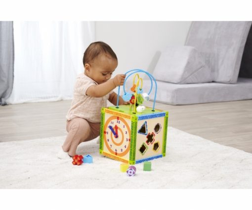 CUBO D' INTRATTENIMENTO IN LEGNO - EICHHORN - immagine 3